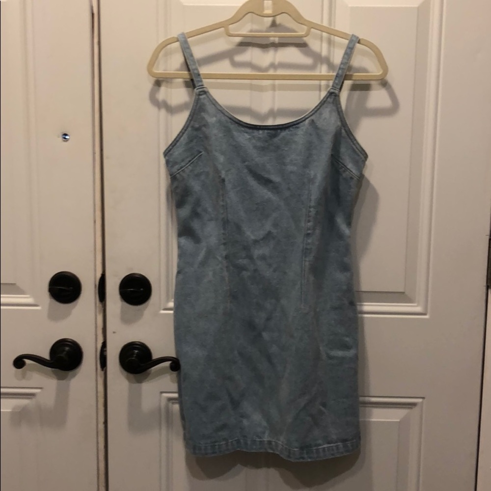 Stylish denim dress, brand new, NWT! Size M.